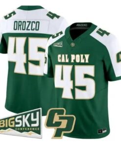 Osbaldo Orozco Jersey #45 Cal Poly Mustangs 2026 All Stitched by My Store NCAA Football Jerseys