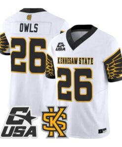 Owls Jersey #26 Kennesaw State Owls 2026 Vapor Limited All Stitched 10 Owls Jersey #26 Kennesaw State Owls 2026 Vapor Limited All Stitched by My Store NCAA Football Jerseys
