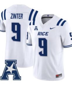 Preston Zinter Jersey #9 Rice Owls 2026 Vapor Limited All Stitched 6 Preston Zinter Jersey #9 Rice Owls 2026 Vapor Limited All Stitched by My Store NCAA Football Jerseys