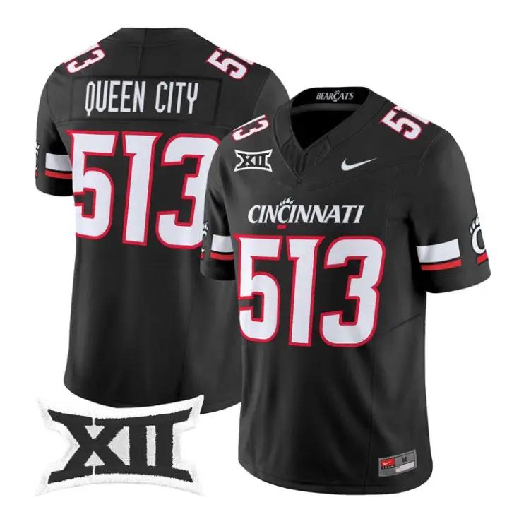 Queen City Jersey #513 Cincinnati Bearcats 2026 Vapor Limited All Stitched by My Store NCAA Football Jerseys