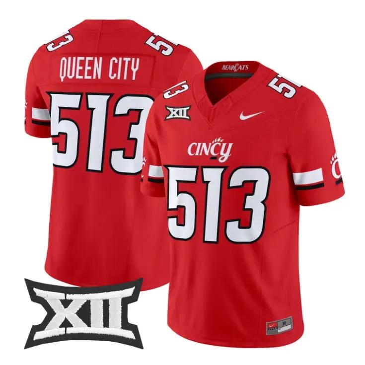 Queen City Jersey #513 Cincinnati Bearcats 2026 Vapor Limited All Stitched by My Store NCAA Football Jerseys