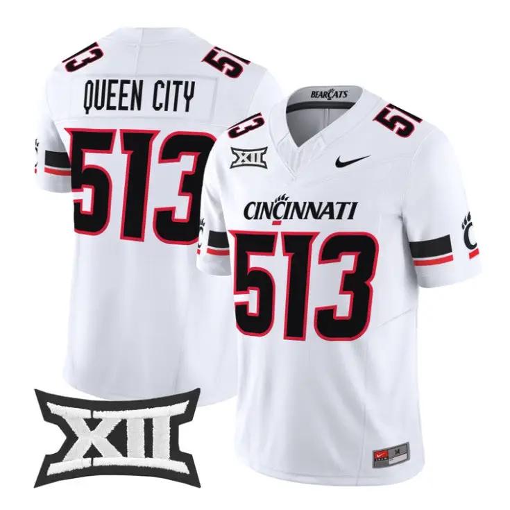 Queen City Jersey #513 Cincinnati Bearcats 2026 Vapor Limited All Stitched by My Store NCAA Football Jerseys