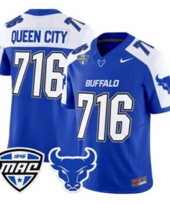 Queen City Jersey #716 Buffalo Bulls 2026 All Stitched 8 Queen City Jersey #716 Buffalo Bulls 2026 All Stitched by My Store NCAA Football Jerseys