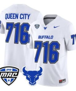 Queen City Jersey #716 Buffalo Bulls 2026 All Stitched 10 Queen City Jersey #716 Buffalo Bulls 2026 All Stitched by My Store NCAA Football Jerseys