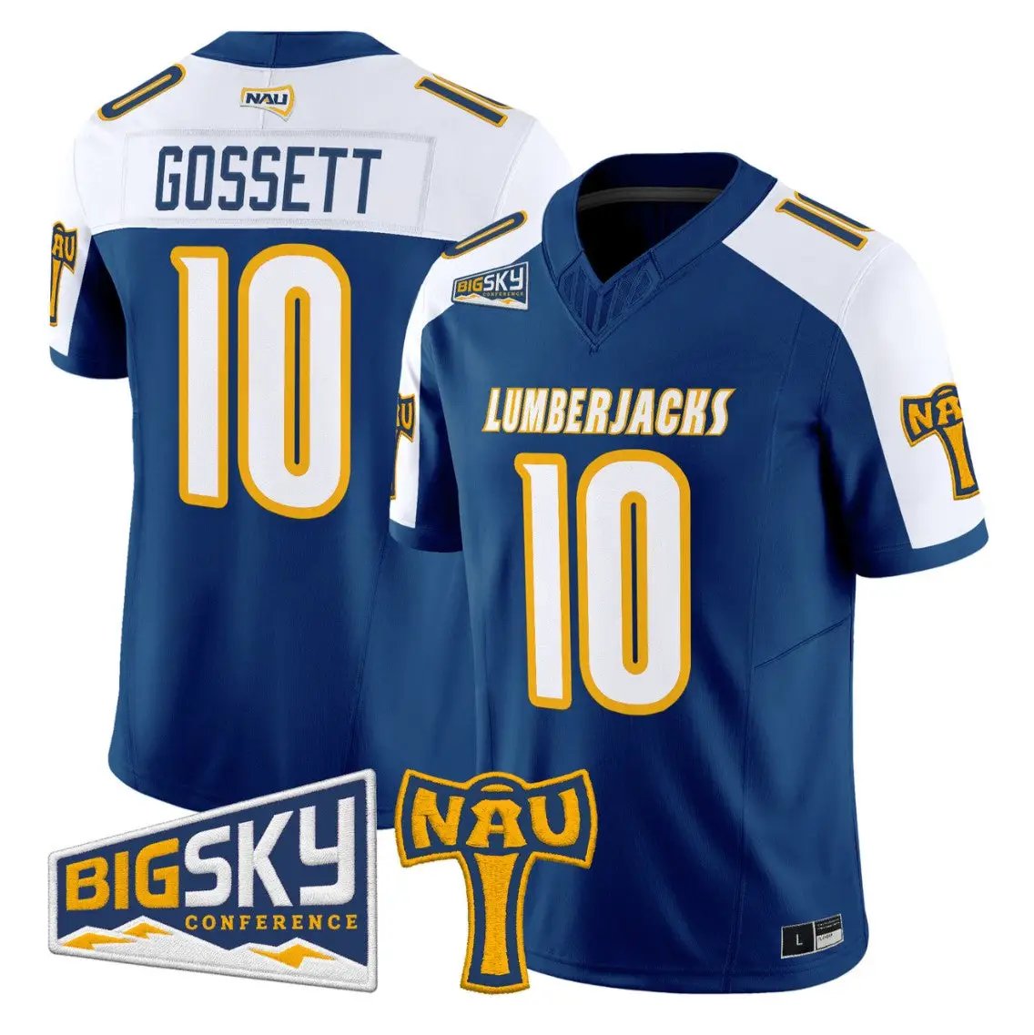Quran Gossett Jersey #10 Northern Arizona Lumberjacks 2026 Vapor Stitched 1 Quran Gossett Jersey #10 Northern Arizona Lumberjacks 2026 Vapor Stitched by My Store NCAA Football Jerseys