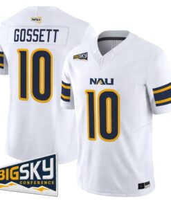 Quran Gossett Jersey #10 Northern Arizona Lumberjacks 2026 Vapor Stitched 6 Quran Gossett Jersey #10 Northern Arizona Lumberjacks 2026 Vapor Stitched by My Store NCAA Football Jerseys