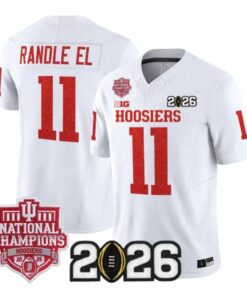 Randle El Jersey #11 Indiana Hoosiers 2026 Glitter Vapor All Stitched by My Store NCAA Football Jerseys