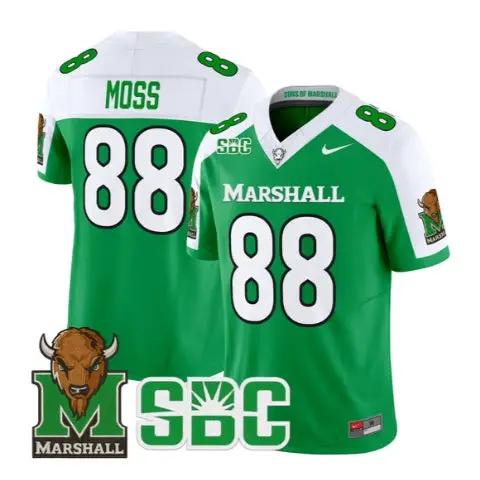 Randy Moss Jersey #88 Marshall Thundering Herd All Stitched by My Store NCAA Football Jerseys
