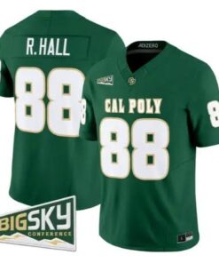 Ray Hall Jersey #88 Cal Poly Mustangs 2026 Limited Stitched by My Store NCAA Football Jerseys