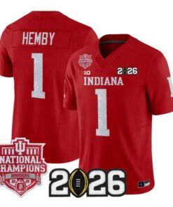 Roman Hemby Jersey #1 Indiana Hoosiers 2026 Glitter Vapor All Stitched 9 Roman Hemby Jersey #1 Indiana Hoosiers 2026 Glitter Vapor All Stitched by My Store NCAA Football Jerseys