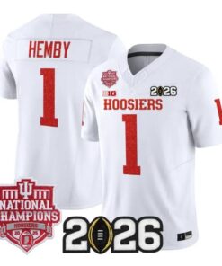 Roman Hemby Jersey #1 Indiana Hoosiers 2026 Glitter Vapor All Stitched 10 Roman Hemby Jersey #1 Indiana Hoosiers 2026 Glitter Vapor All Stitched by My Store NCAA Football Jerseys