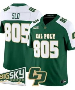 SLO Jersey #805 Cal Poly Mustangs 2026 Limited All Stitched by My Store NCAA Football Jerseys