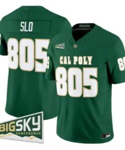 SLO Jersey #805 Cal Poly Mustangs 2026 Limited All Stitched by My Store NCAA Football Jerseys