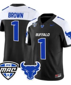 SaVeon Brown Jersey #1 Buffalo Bulls 2026 All Stitched by My Store NCAA Football Jerseys