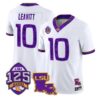 Sam Leavitt Jersey #10 LSU Tigers Silent Season of 1918 Louisiana Patch Stitched 4 Sam Leavitt Jersey #10 LSU Tigers Silent Season of 1918 Louisiana Patch Stitched by My Store NCAA Football Jerseys