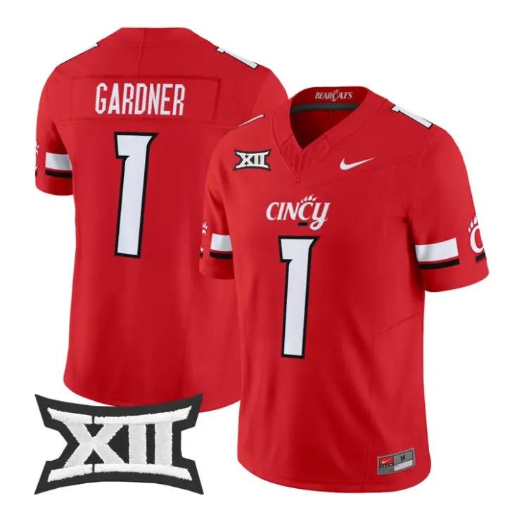 Sauce Gardner Jersey #1 Cincinnati Bearcats 2026 Vapor Limited Stitched by My Store NCAA Football Jerseys