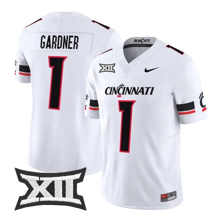 Sauce Gardner Jersey #1 Cincinnati Bearcats 2026 Vapor Limited Stitched by My Store NCAA Football Jerseys