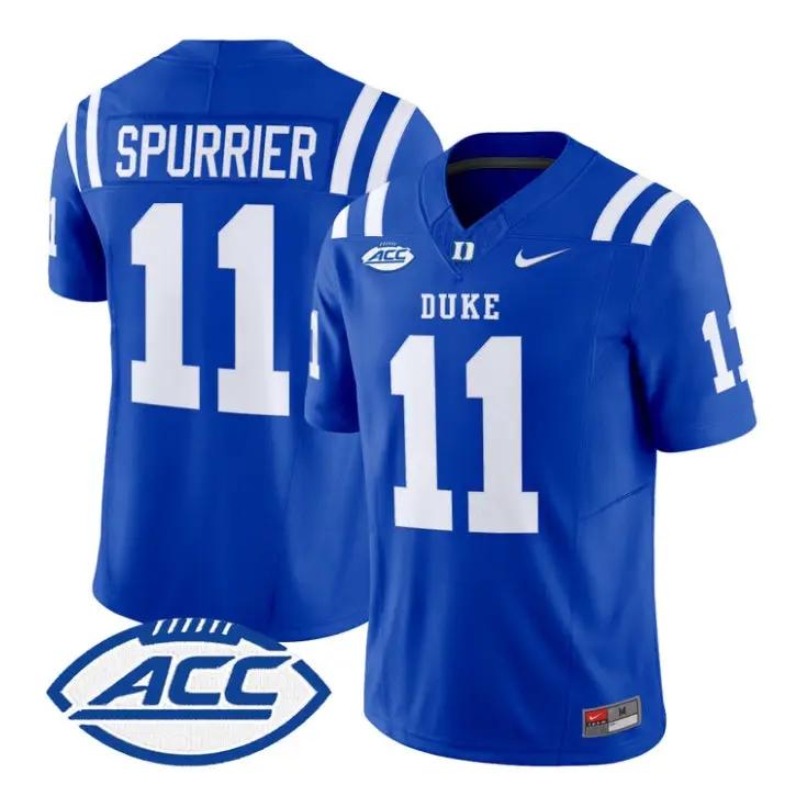 Steve Spurrier Jersey #11 Duke Blue Devils 2026 Limited All Stitched 4 Steve Spurrier Jersey #11 Duke Blue Devils 2026 Limited All Stitched by My Store NCAA Football Jerseys