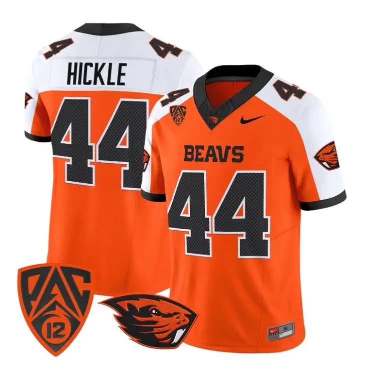Takari Hickle Jersey #44 Oregon State Beavers 2026 Limited Stitched by My Store NCAA Football Jerseys