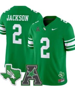 Tayven Jackson Jersey #2 North Texas Mean Green 2026 Vapor Stitched 5 Tayven Jackson Jersey #2 North Texas Mean Green 2026 Vapor Stitched by My Store NCAA Football Jerseys