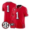 Team Jersey #1 Georgia Bulldogs 1995 Throwback 2026 Vapor Limited All Stitched 5 Team Jersey #1 Georgia Bulldogs 1995 Throwback 2026 Vapor Limited All Stitched by My Store NCAA Football Jerseys