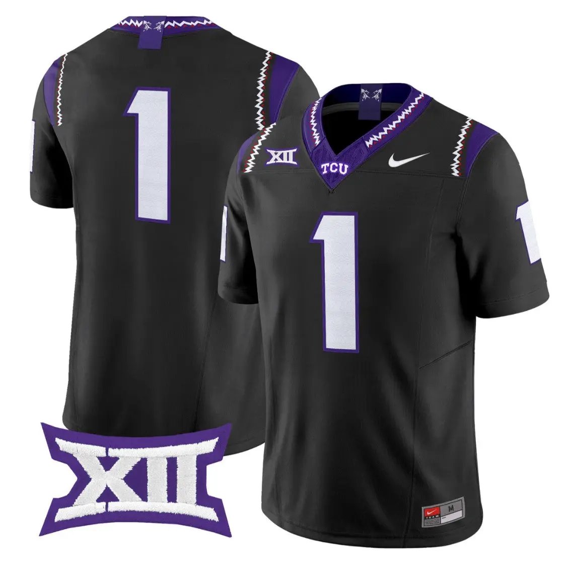 Team Jersey #1 TCU Horned Frogs 2026 Vapor Limited Stitched 1 Team Jersey #1 TCU Horned Frogs 2026 Vapor Limited Stitched by My Store NCAA Football Jerseys