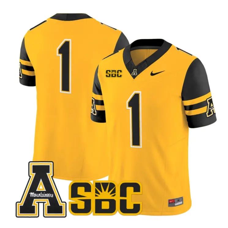 Team Jersey #1 App State Mountaineers 2026 Vapor Limited Stitched 3 Team Jersey #1 App State Mountaineers 2026 Vapor Limited Stitched by My Store NCAA Football Jerseys