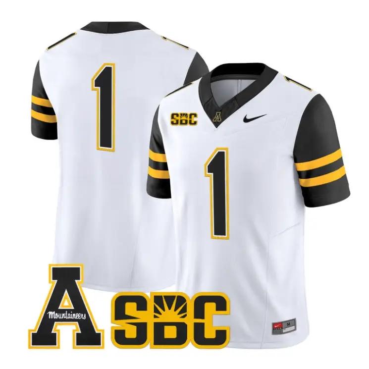 Team Jersey #1 App State Mountaineers 2026 Vapor Limited Stitched 4 Team Jersey #1 App State Mountaineers 2026 Vapor Limited Stitched by My Store NCAA Football Jerseys