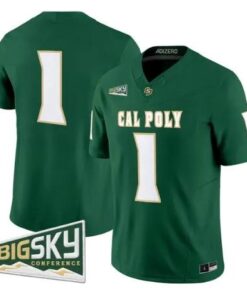 Team Jersey #1 Cal Poly Mustangs 2026 Limited All Stitched by My Store NCAA Football Jerseys