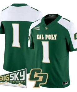 Team Jersey #1 Cal Poly Mustangs 2026 Limited All Stitched by My Store NCAA Football Jerseys