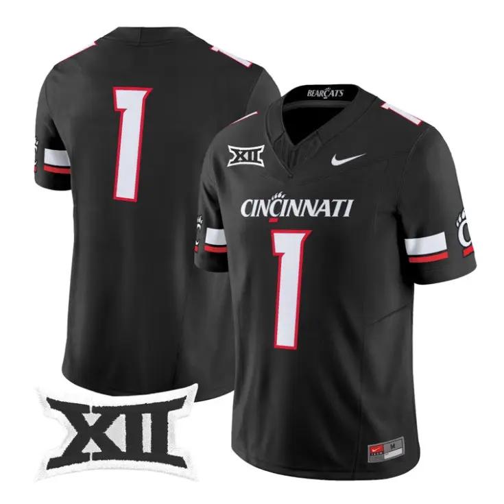 Team Jersey #1 Cincinnati Bearcats 2026 Football Vapor Limited Stitched by My Store NCAA Football Jerseys