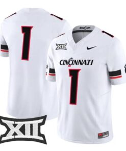 Team Jersey #1 Cincinnati Bearcats 2026 Football Vapor Limited Stitched by My Store NCAA Football Jerseys