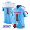 Team Jersey #1 Delaware State Hornets 2026 Vapor Limited All Stitched by My Store NCAA Football Jerseys