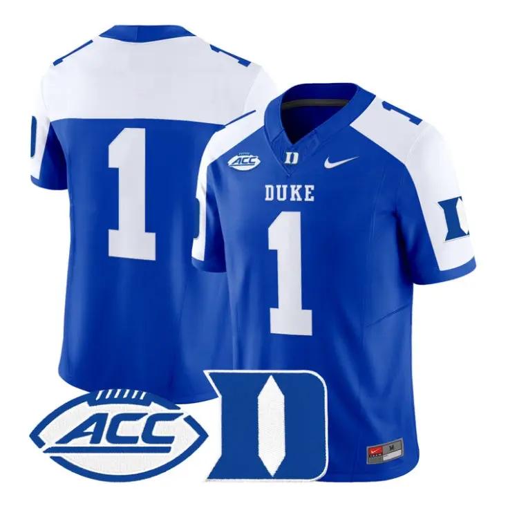 Team Jersey #1 Duke Blue Devils 2026 Vapor Limited All Stitched 3 Team Jersey #1 Duke Blue Devils 2026 Vapor Limited All Stitched by My Store NCAA Football Jerseys