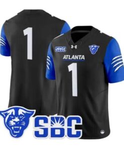 Team Jersey #1 Georgia State Panthers 2026 Limited All Stitched by My Store NCAA Football Jerseys