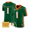 Team Jersey #1 Miami Hurricanes 2001 Throwback 2026 Limited All Stitched by My Store NCAA Football Jerseys