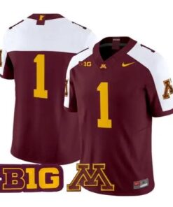Team Jersey #1 Minnesota Golden Gophers 2026 All Stitched by My Store NCAA Football Jerseys