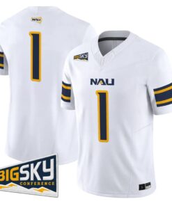 Team Jersey #1 Northern Arizona Lumberjacks 2026 Vapor Stitched by My Store NCAA Football Jerseys