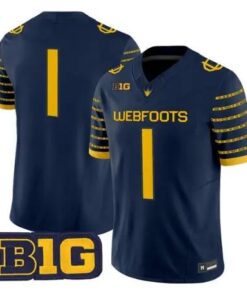 Team Jersey #1 Oregon Ducks 1916 Throwback 2026 Vapor Stitched by My Store NCAA Football Jerseys
