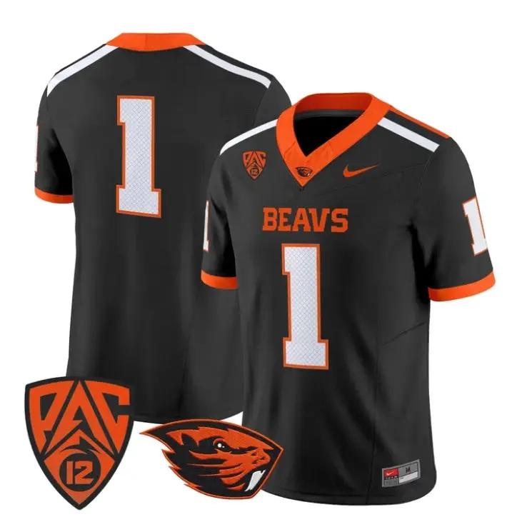 Team Jersey #1 Oregon State Beavers 2026 Vapor Limited All Stitched by My Store NCAA Football Jerseys