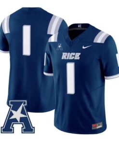 Team Jersey #1 Rice Owls 2026 Vapor Limited All Stitched 5 Team Jersey #1 Rice Owls 2026 Vapor Limited All Stitched by My Store NCAA Football Jerseys