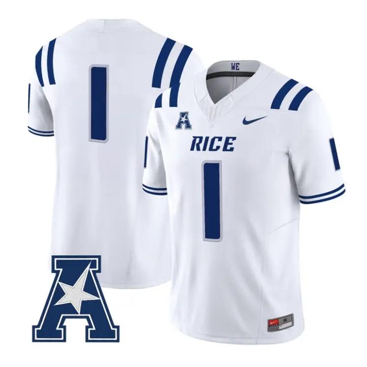 Team Jersey #1 Rice Owls 2026 Vapor Limited All Stitched 3 Team Jersey #1 Rice Owls 2026 Vapor Limited All Stitched by My Store NCAA Football Jerseys
