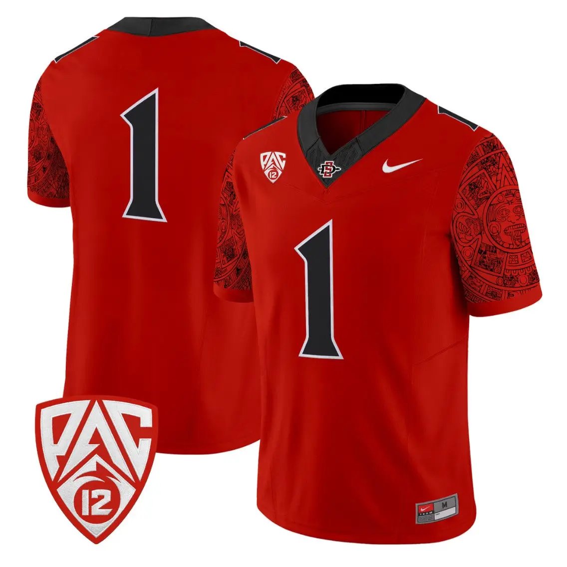 Team Jersey #1 San Diego State Aztecs 2026 Vapor Stitched 2 Team Jersey #1 San Diego State Aztecs 2026 Vapor Stitched by My Store NCAA Football Jerseys