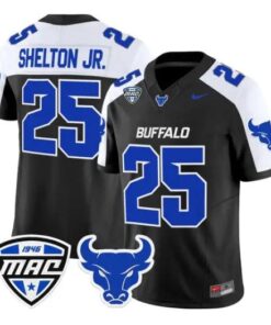 Terrance Shelton Jr Jersey #25 Buffalo Bulls 2026 Stitched by My Store NCAA Football Jerseys