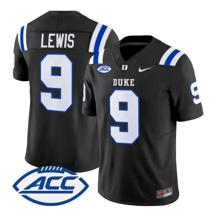 Thad Lewis Jersey #9 Duke Blue Devils 2026 Vapor Limited Stitched by My Store NCAA Football Jerseys