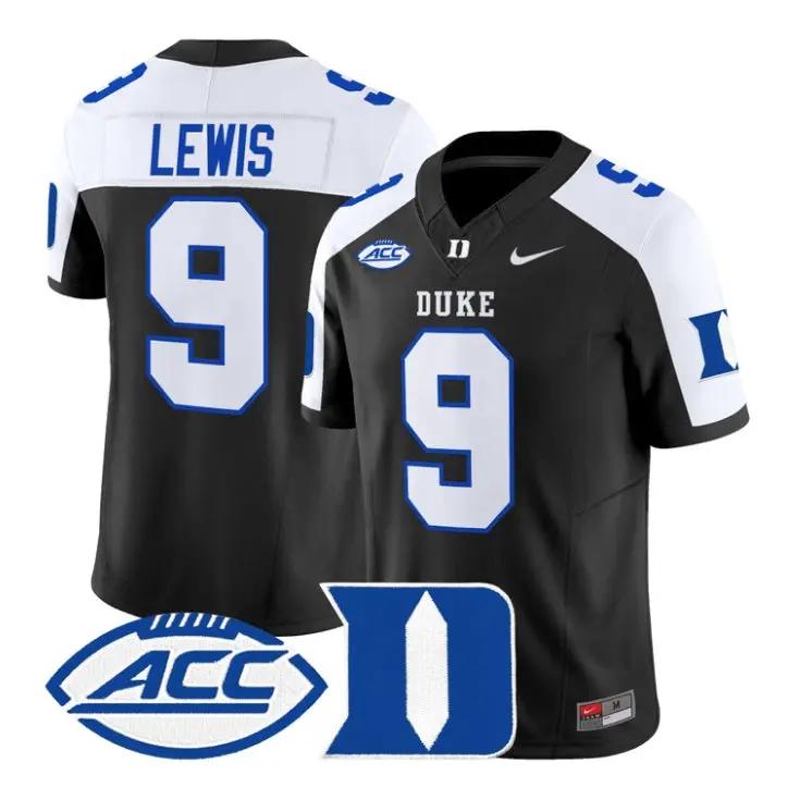 Thad Lewis Jersey #9 Duke Blue Devils 2026 Vapor Limited Stitched by My Store NCAA Football Jerseys