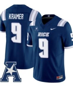 Tommy Kramer Jersey #9 Rice Owls 2026 Vapor Limited All Stitched 5 Tommy Kramer Jersey #9 Rice Owls 2026 Vapor Limited All Stitched by My Store NCAA Football Jerseys