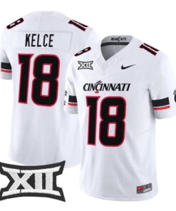Travis Kelce Jersey #18 Cincinnati Bearcats 2026 Vapor Limited Stitched by My Store NCAA Football Jerseys