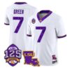 Trey Dez Green Jersey #7 LSU Tigers Silent Season of 1918 Louisiana Patch Stitched 5 Trey Dez Green Jersey #7 LSU Tigers Silent Season of 1918 Louisiana Patch Stitched by My Store NCAA Football Jerseys