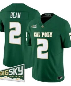Troy Bean Jersey #2 Cal Poly Mustangs 2026 Vapor All Stitched by My Store NCAA Football Jerseys